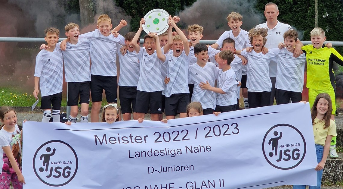 Meister der D-Junioren Landesliga Nahe 2022/2023