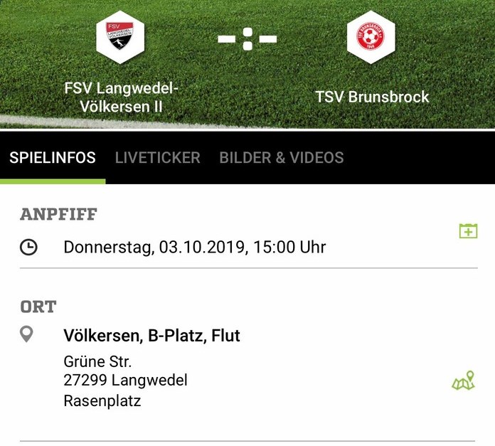 FSV 2. Gegen TSV Brunsbrock  Krombacher Kreispo...