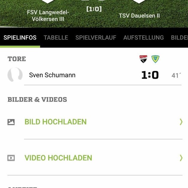 FSV Gewinnt 1:0 Gegen Daulsen ZUhause