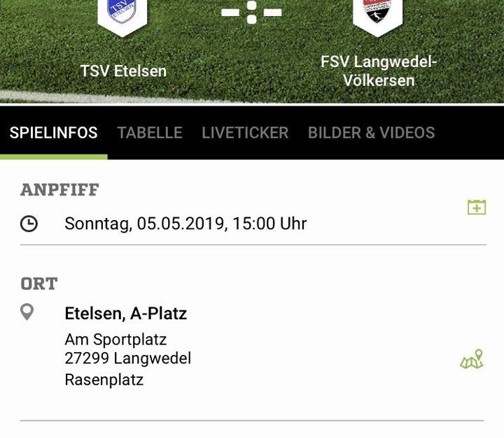 TSV Etelsen Gegen FSV 05.05.2019 15:00
