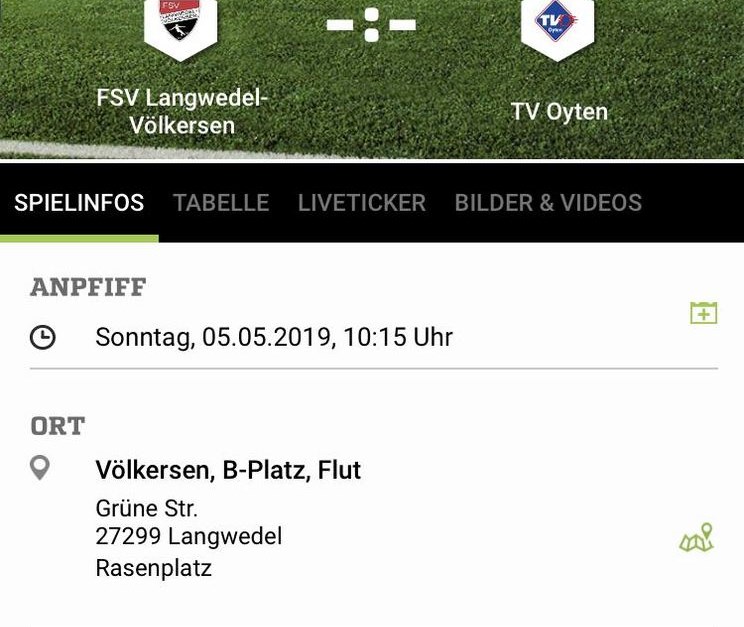 FSV Gegen TV Oyten 05.05.2019 10:15