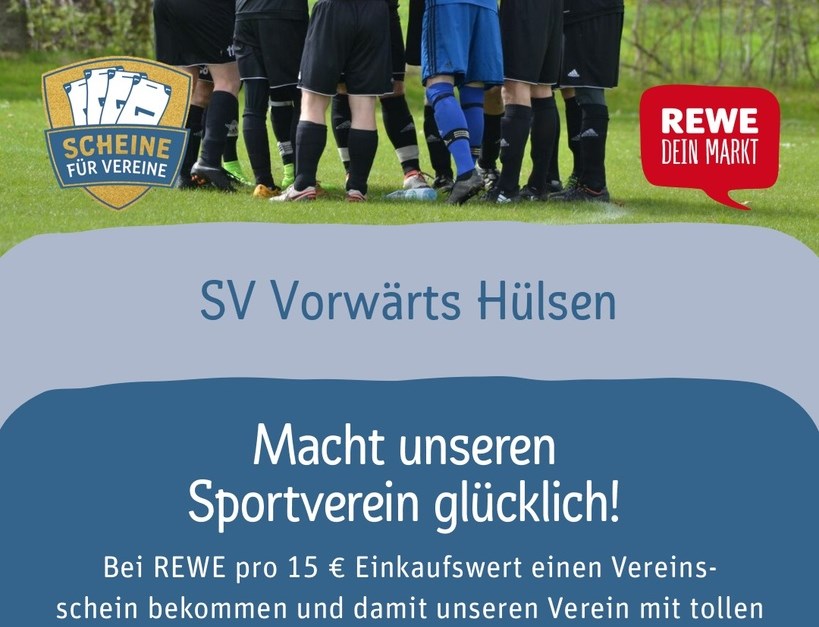 Unterstützt den SVV Hülsen ab dem 21.10.2019 du...