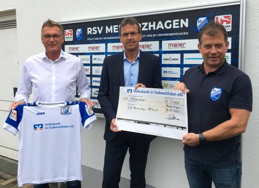 5.000 Euro Spende für den RSV Meinerzhagen