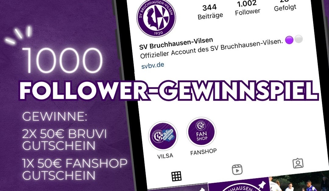 1000 Follower-Gewinnspiel bei Instagram!