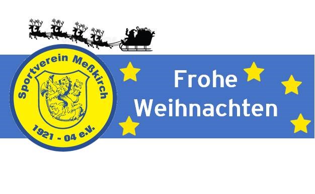 Der SV Meßkirch wünscht allen Frohe Weihnachten!