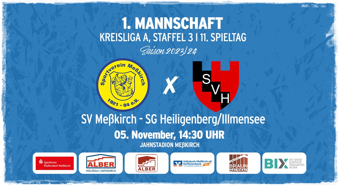 Heimspiel gegen die SG Heiligenberg/Illmensee
