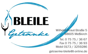 Sponsor - Getränke Bleile