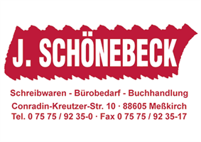 Sponsor - J. Schönebeck Inh. Ingeborg Karl Schreibwaren