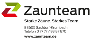 Sponsor - Zaunteam Sigmaringen-Tuttlingen