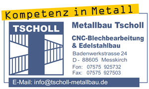 Sponsor - Metallbau Tscholl