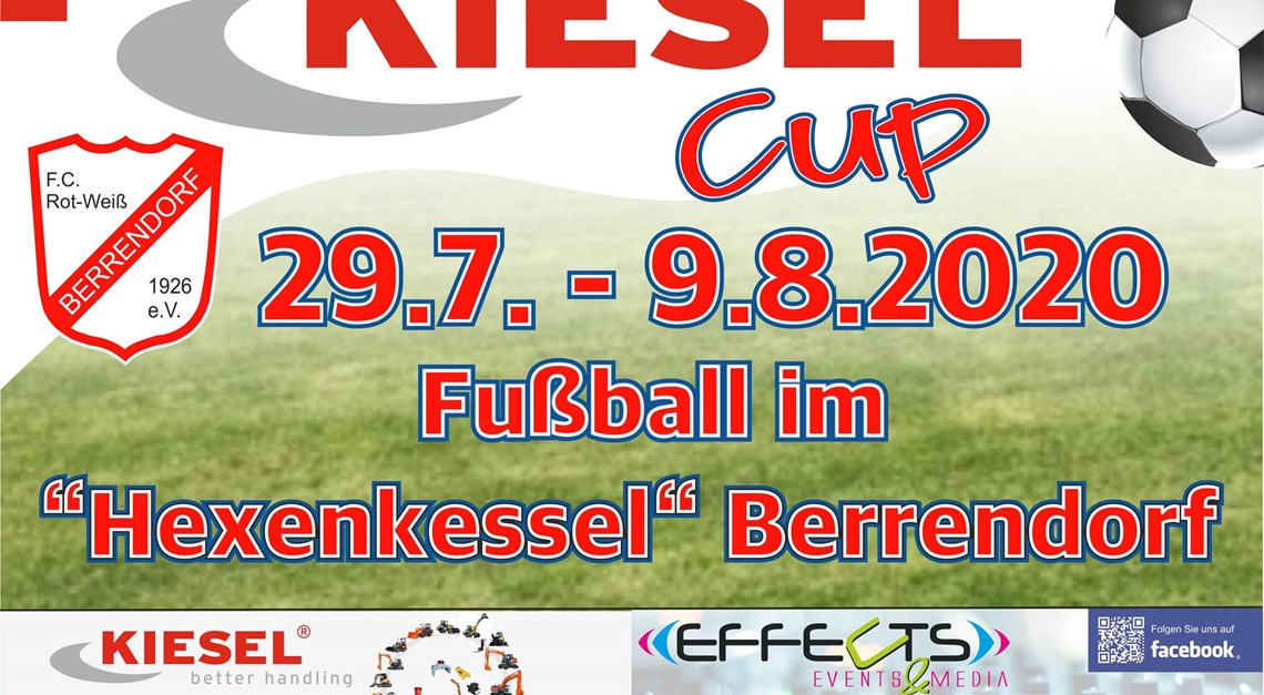 Der Kiesel Cup fällt in diesem Jahr aus!