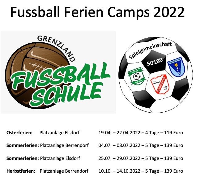 Ferien Camps der Fussballschule Grenzland 2022