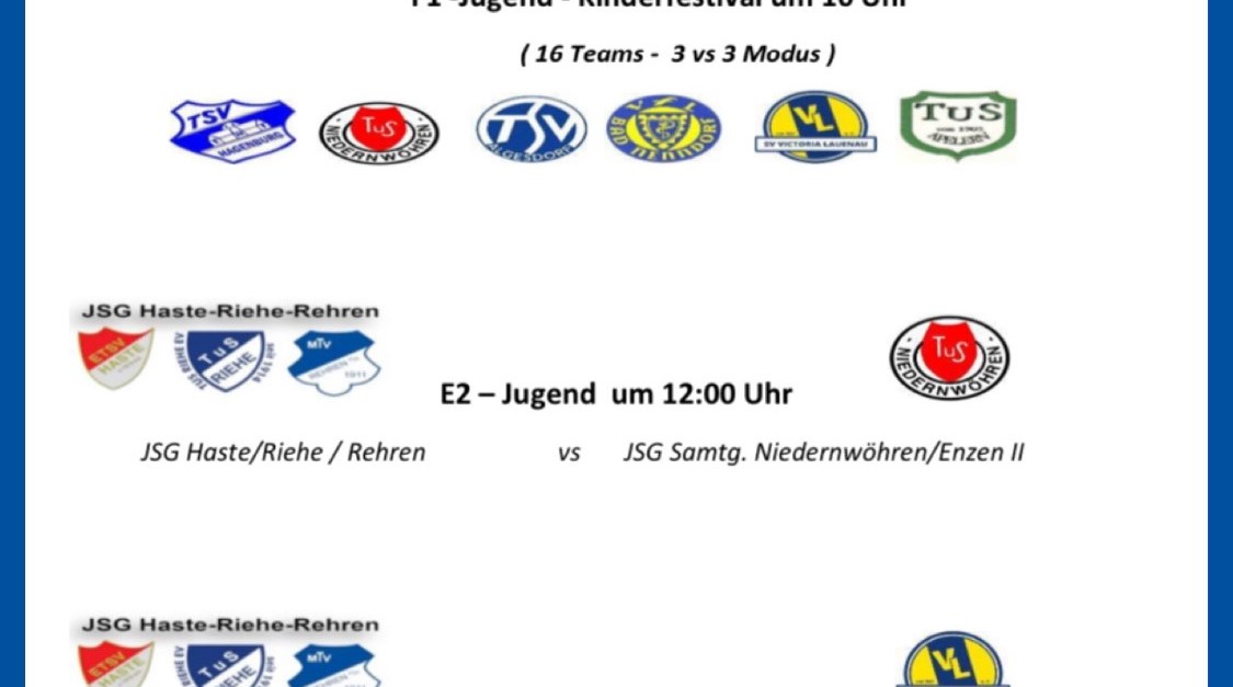 Super Samstag Jugendfussball am 21.04.2024