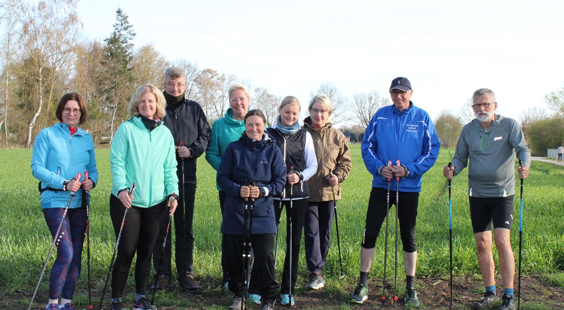 Nordic-Walking Gruppe startet Regelbetrieb