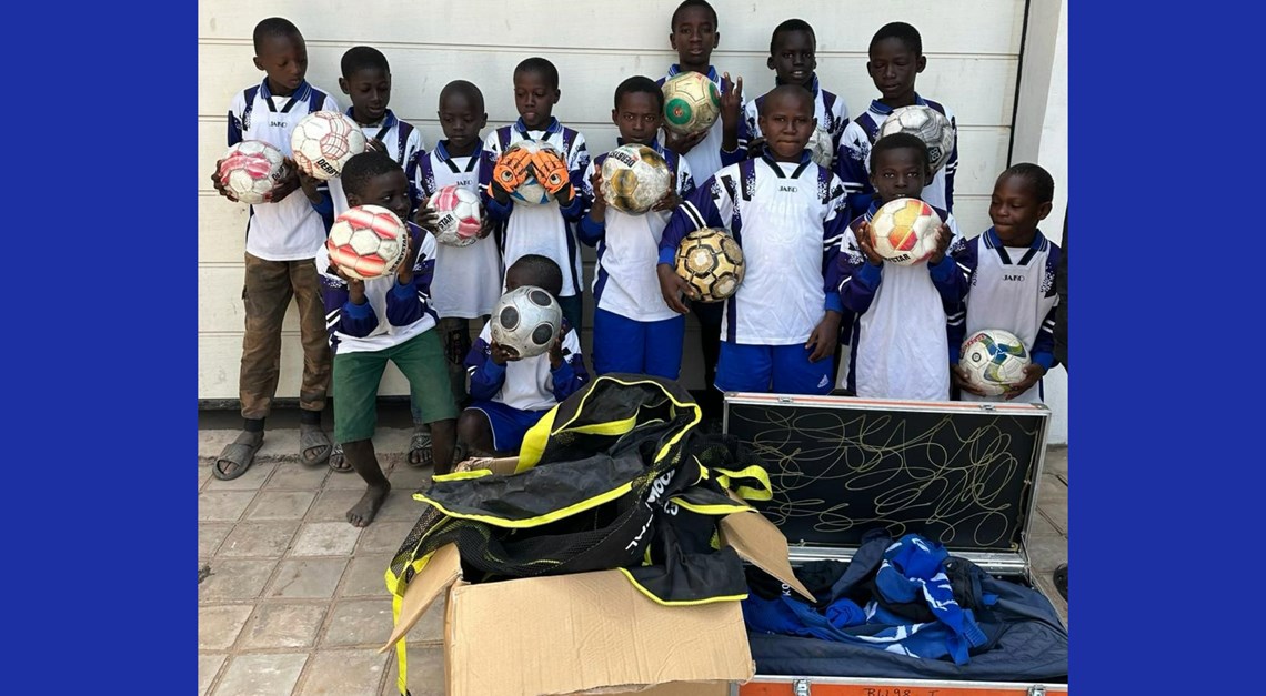 Glückliche Kinder in Gambia