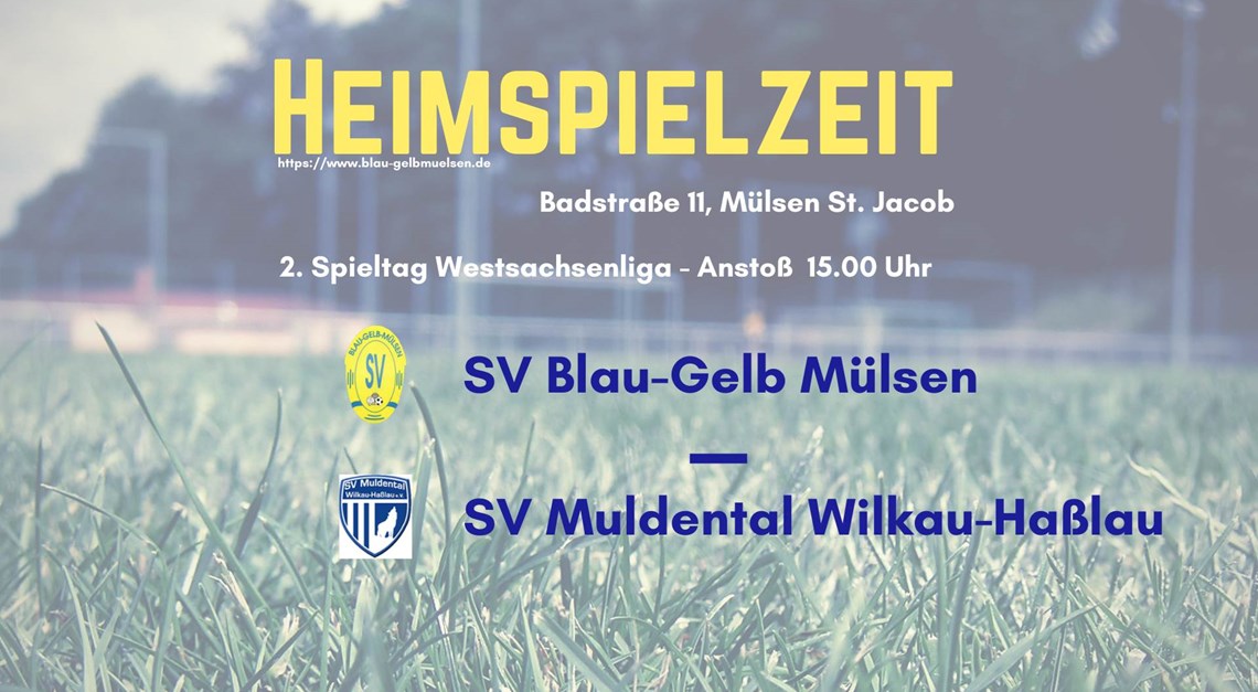 Erstes Heimspiel gegen SV Muldental Wilkau-Haßlau