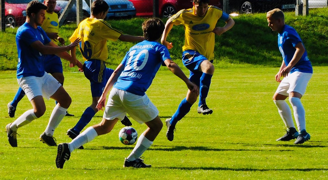Blau-Gelb mit 2:2 Unentschieden gegen Wilkau