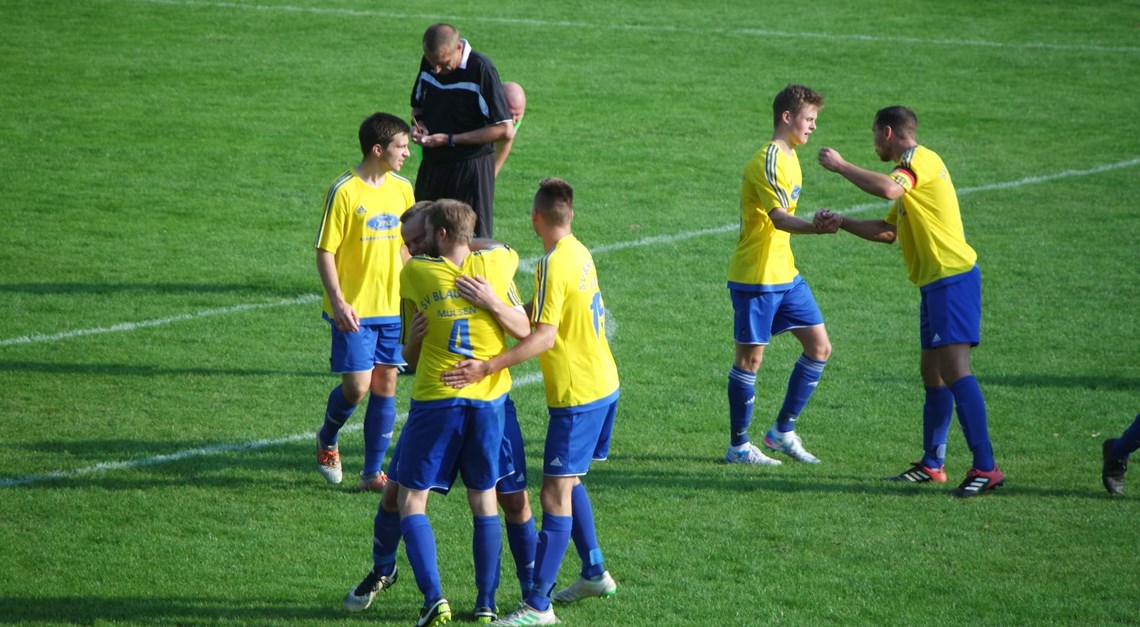 Blau-Gelb bezwingt den FC Sachsen 90 Werdau