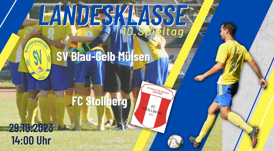 10.Spieltag: Blau-Gelb gegen den FC Stollberg