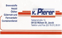 Sponsor - K. Pierer e.K.