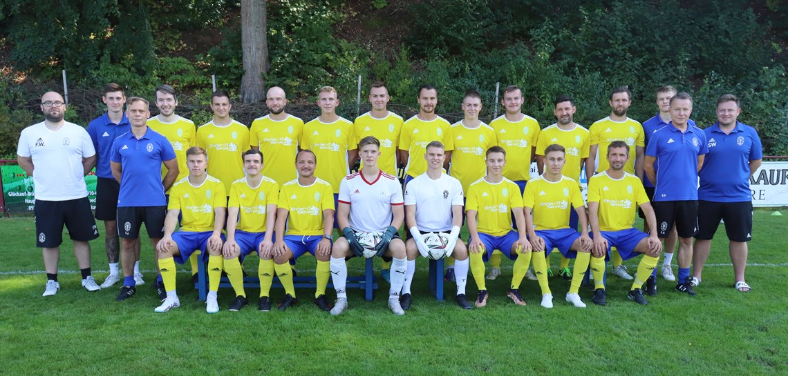 Mannschaftsfoto SV Blau-Gelb Mülsen