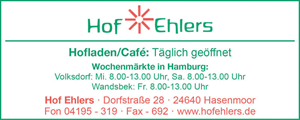 Sponsor - Hof Ehlers