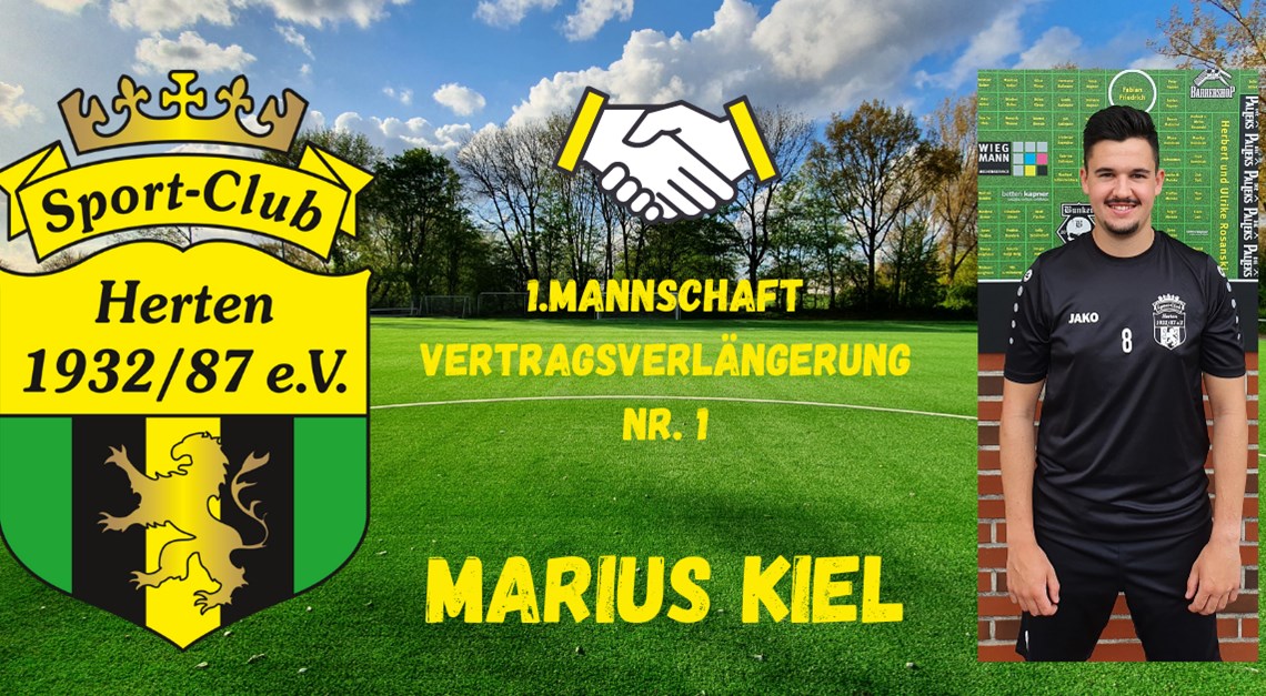 Vertragsverlängerung Nummer 1: Marius Kiel!