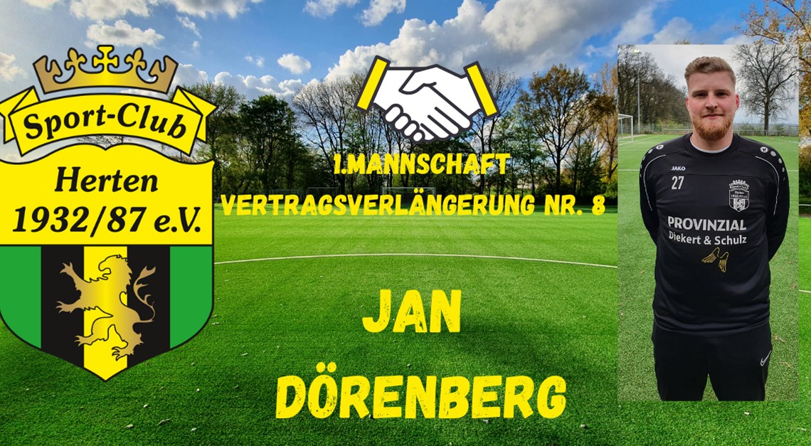 Vertragsverlängerung Nr. 8 : Jan Dörenberg