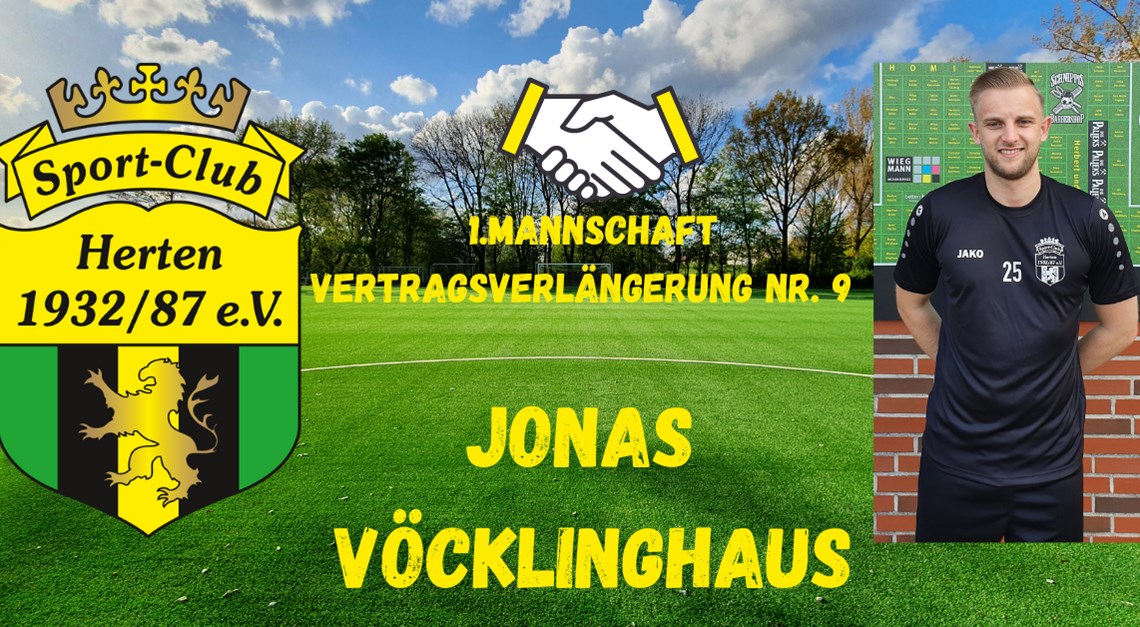 Vertragsverlängerung Nr. 9 : Jonas Vöcklinghaus!