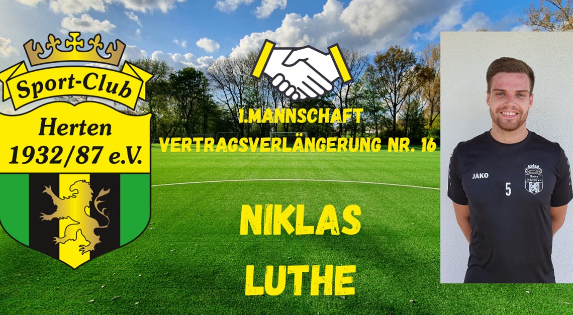 Vertragsverlängerung Nr. 16: Niklas Luthe