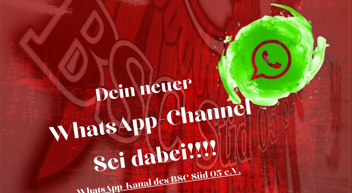 WhatsApp-Kanal des BSC Süd 05 e.V. 