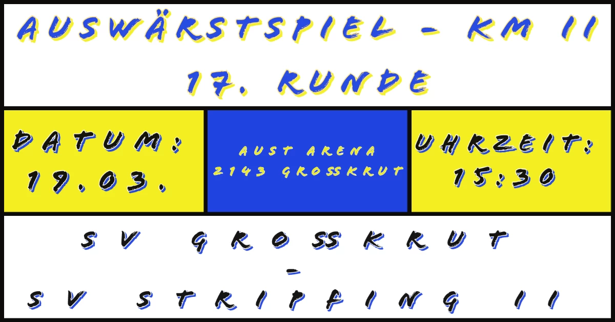 SV Aust-Bau Großkrut - SV Stripfing/Weiden II