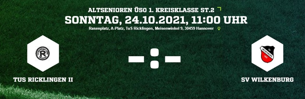 Ü50 - Auswärtsspiel gegen TUS Ricklingen 2