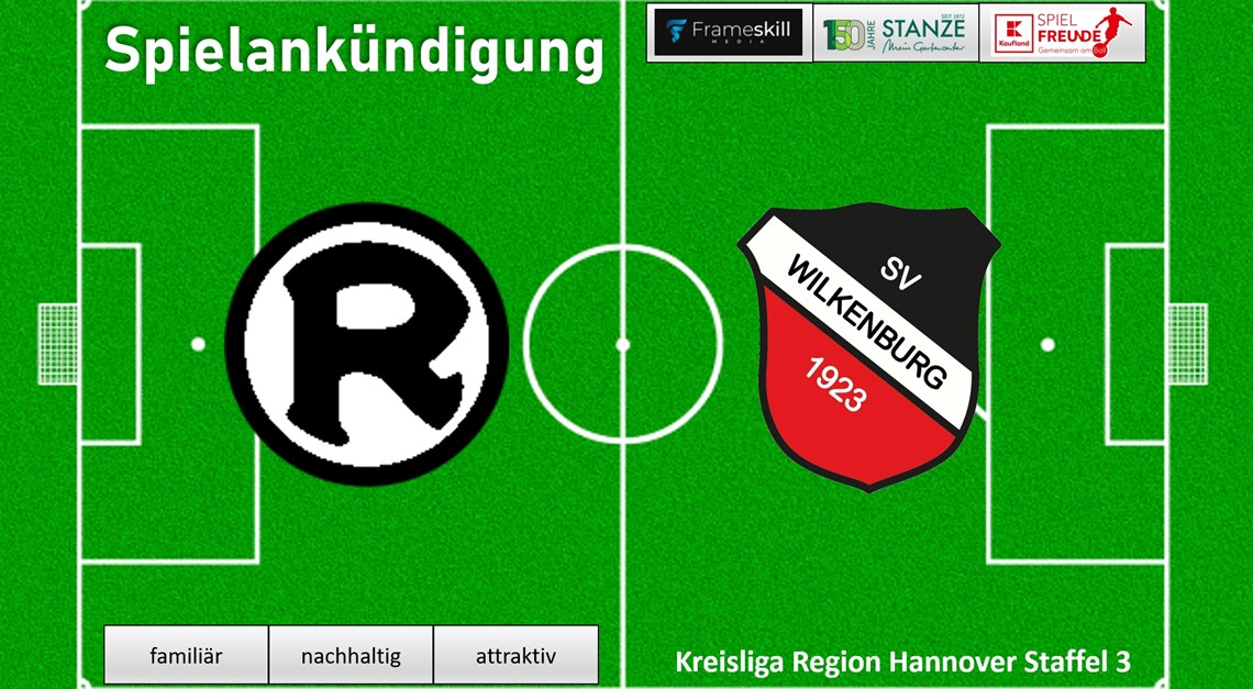 Spielvorschau SV Wilkenburg - TuS Ricklingen