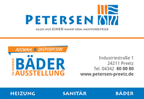 Sponsor - Petersen Sanitär