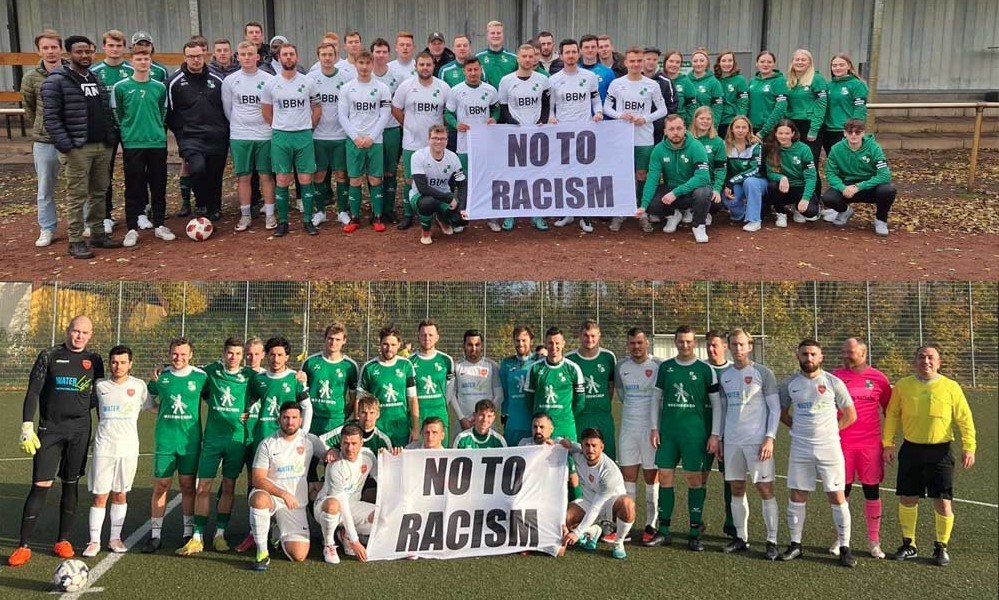 "No to Racism"