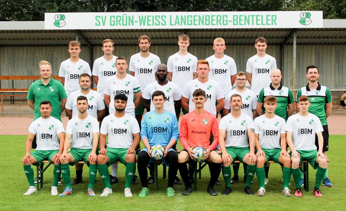 Mannschaftsfoto SV GW Langenberg-Benteler 2
