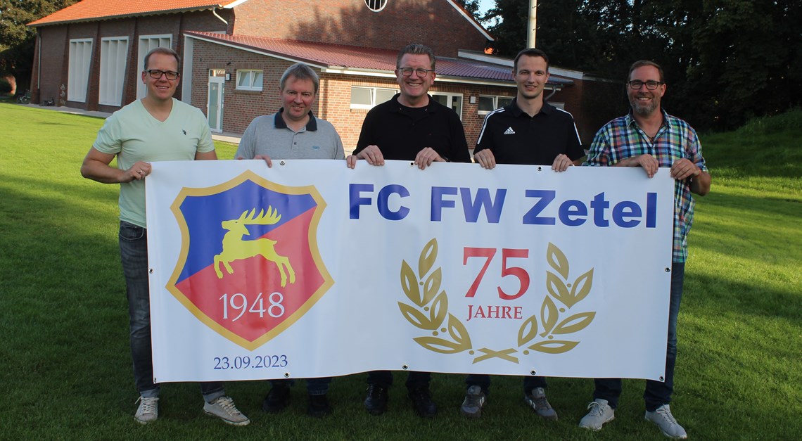 FCFW Zetel feiert 75jähriges Vereinsjubiläum 
