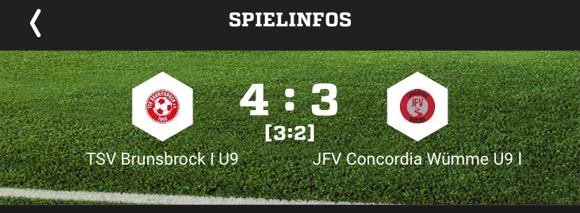 TSV Brunsbrock U9I 4 - 3 JFV Concordia Wümme U9I