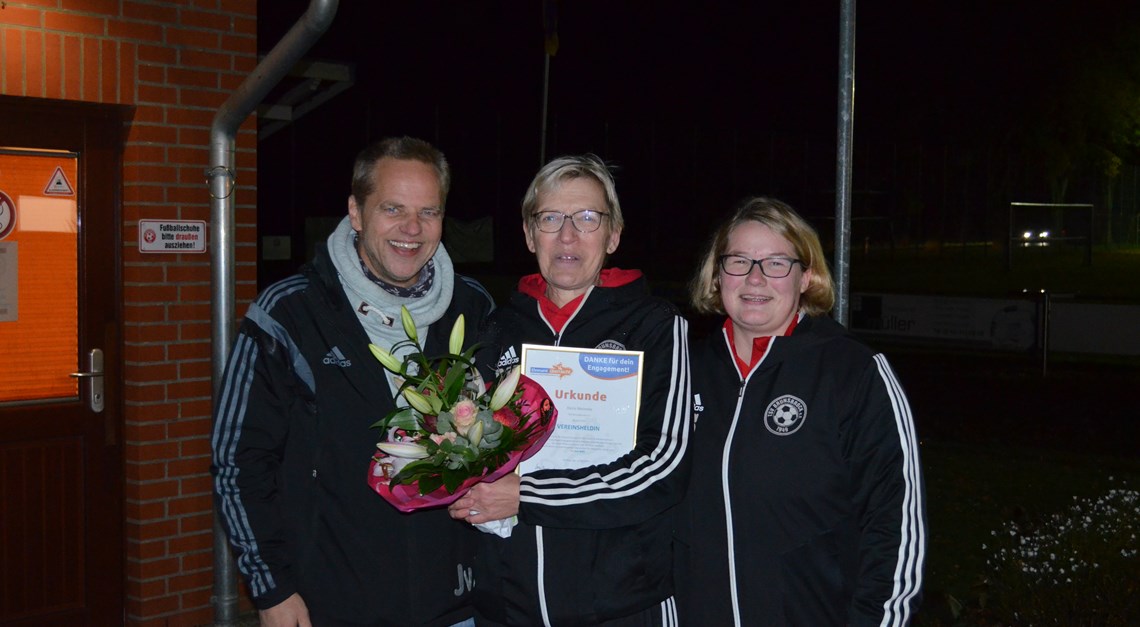   Doris Meineke Vereinsheldin beim TSV Brunsbrock