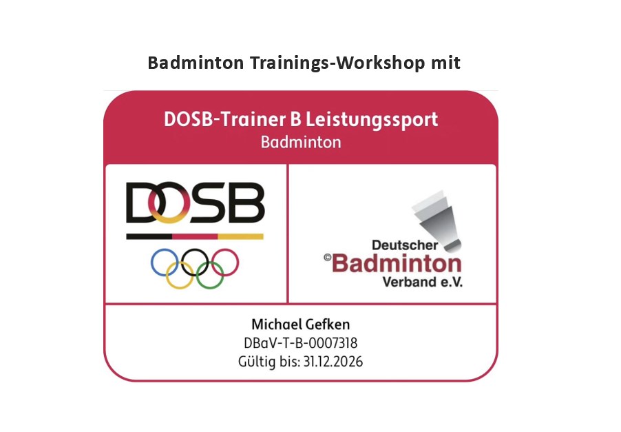 Badminton Trainings-Workshop