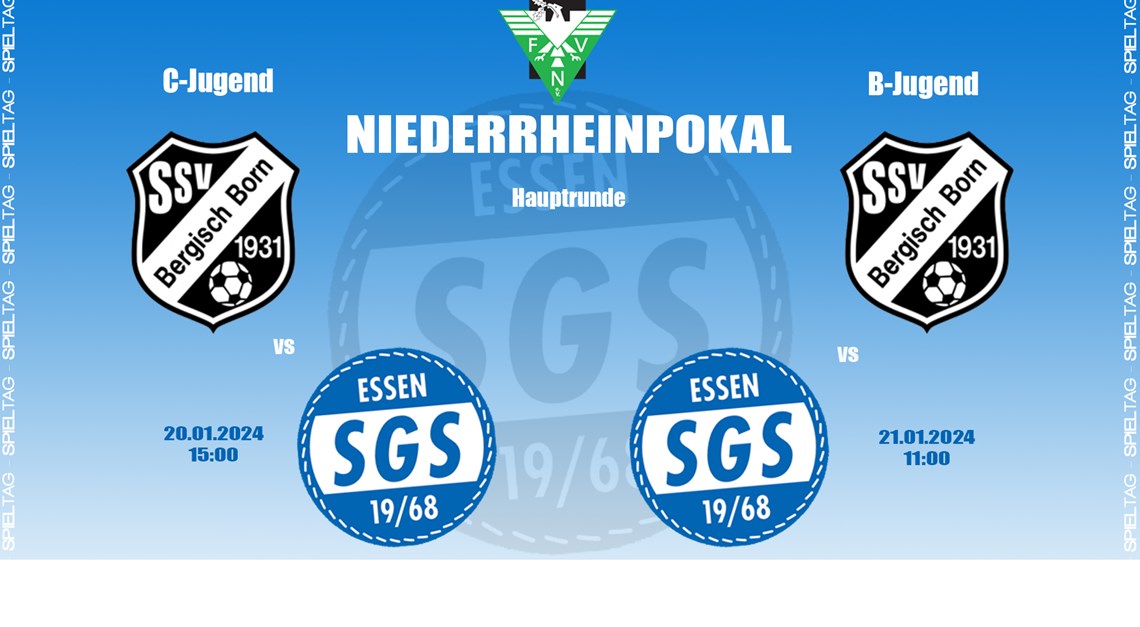 SGS-Jugend im Niederrheinpokal