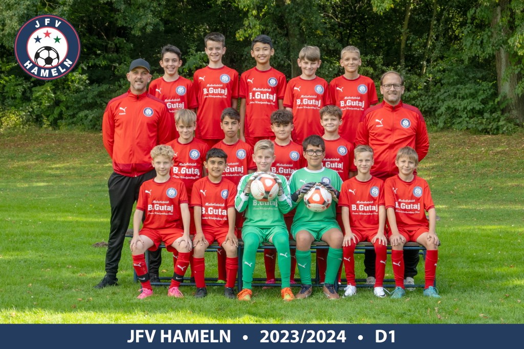 Mannschaftsfoto JFV Hameln